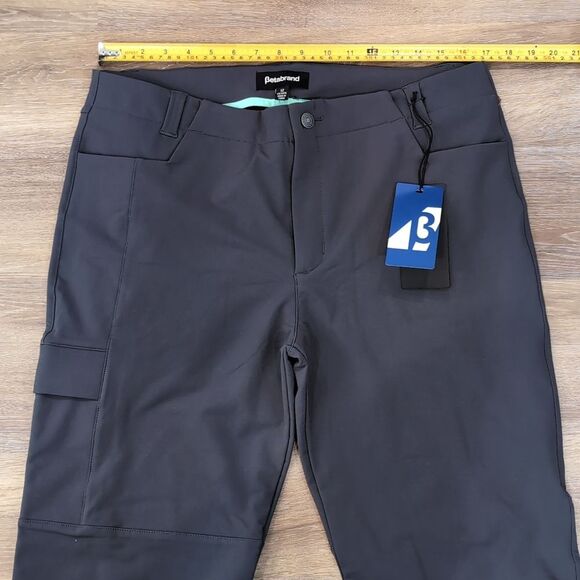 Betabrand Gray Travel Cargo Pants Sz 12 Petite NWT - Picture 13 of 15